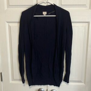 A new day navy Open Front Cardigan Sweater